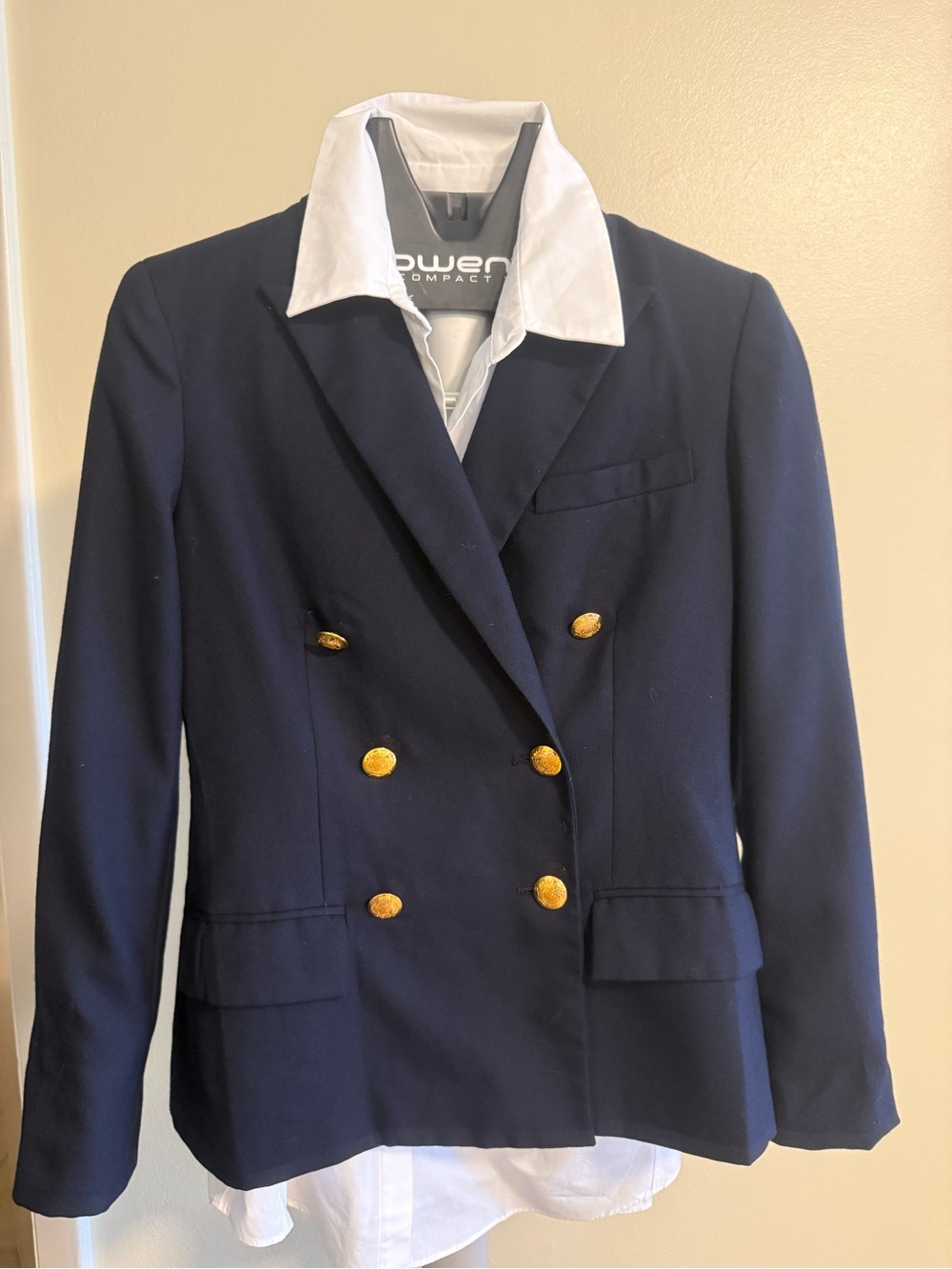 Vintage Chaps Ralph Lauren double-breasted navy blazer Size 6